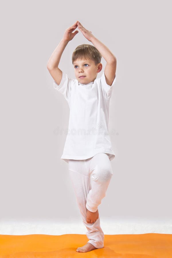 Welp Children s yoga. stock image. Image of happy, innocence - 30394963 MV-68