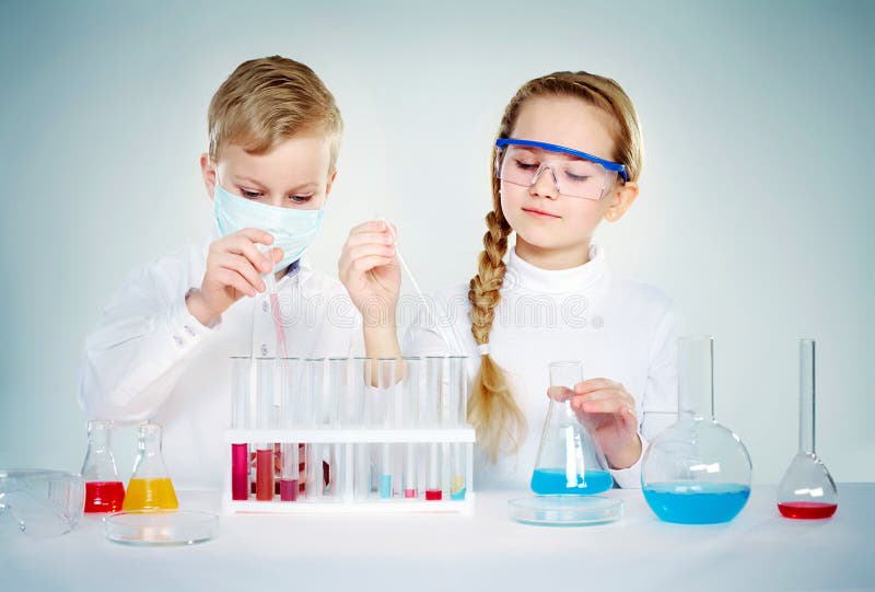 Little scientist stock photo. Image of bottle, chemist - 18591844