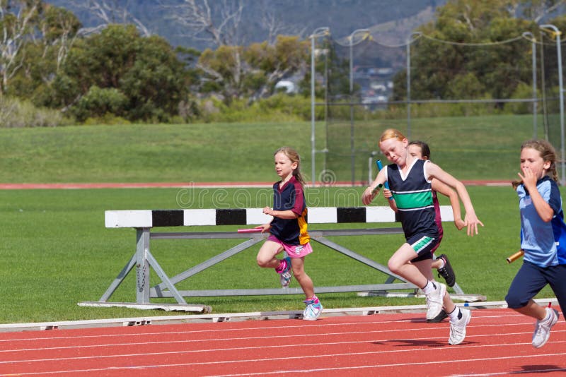 Children in sports race