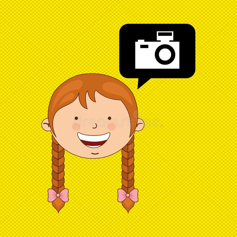 Children and technology design royalty free illustration