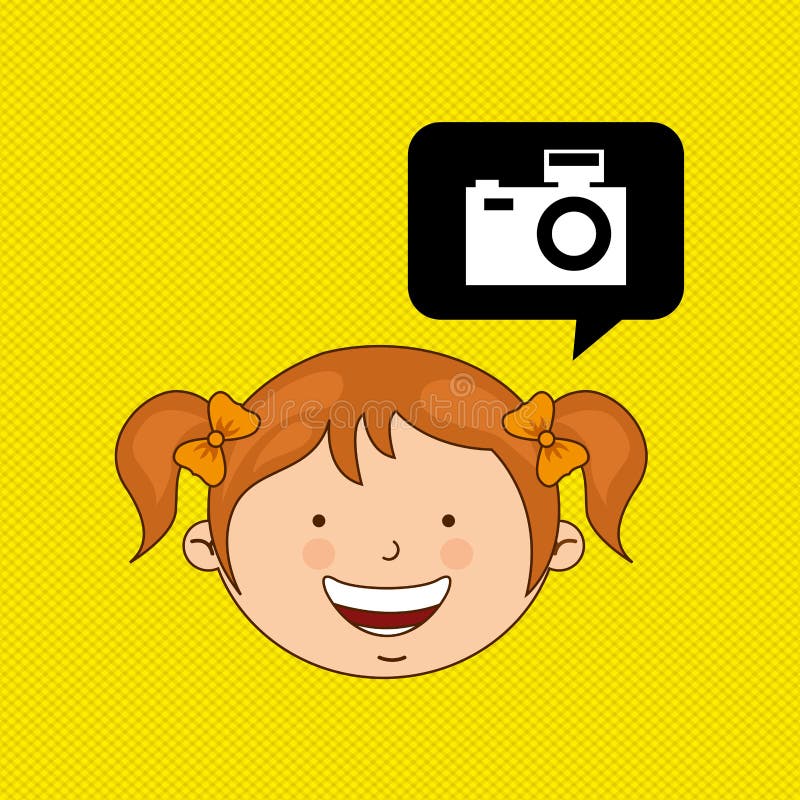 Children and technology design royalty free illustration