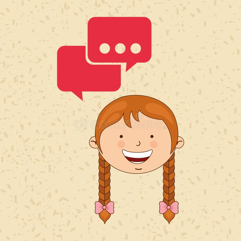 Children and technology design vector illustration