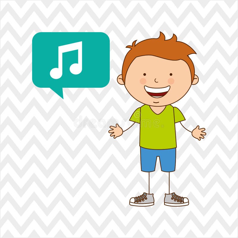 Children and technology design vector illustration