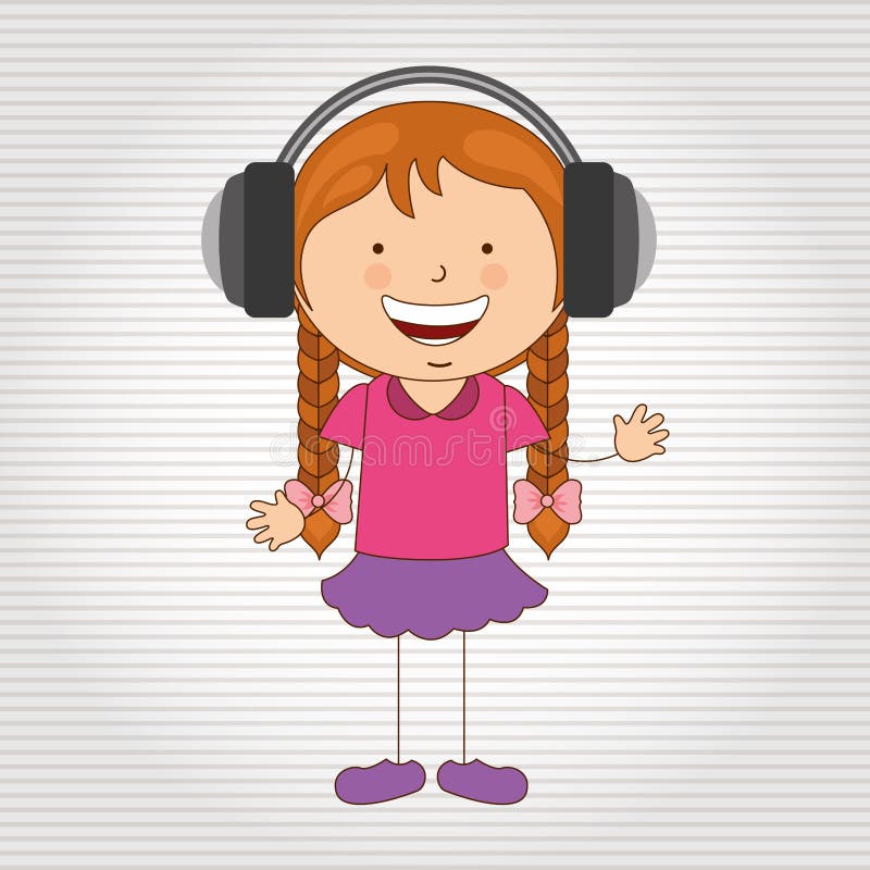 Children and technology design vector illustration