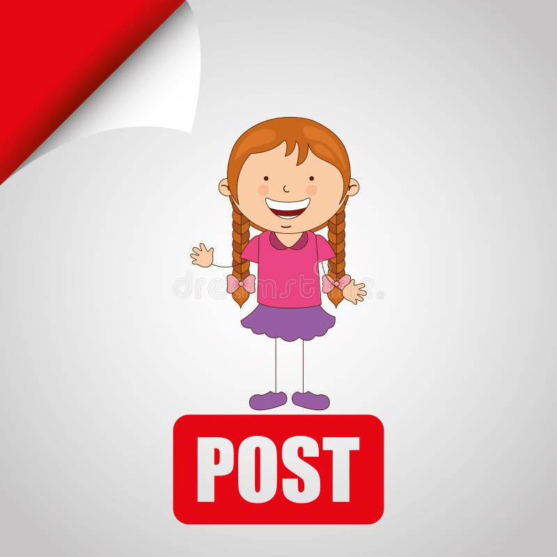 Children and technology design stock illustration