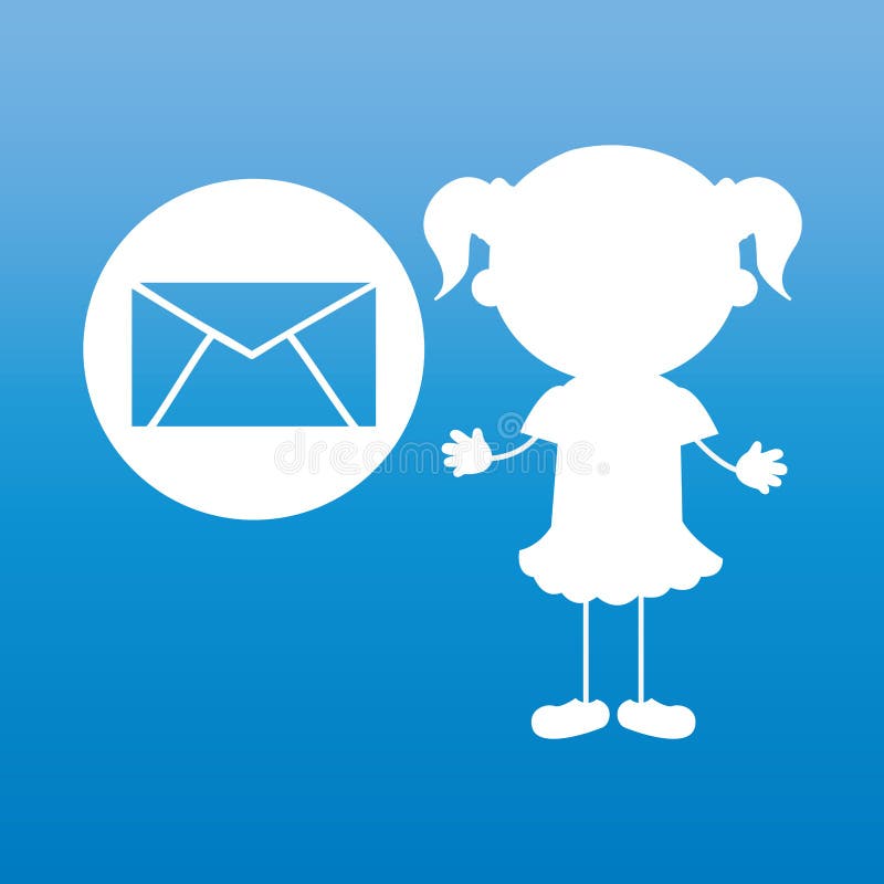 Children and technology design royalty free illustration