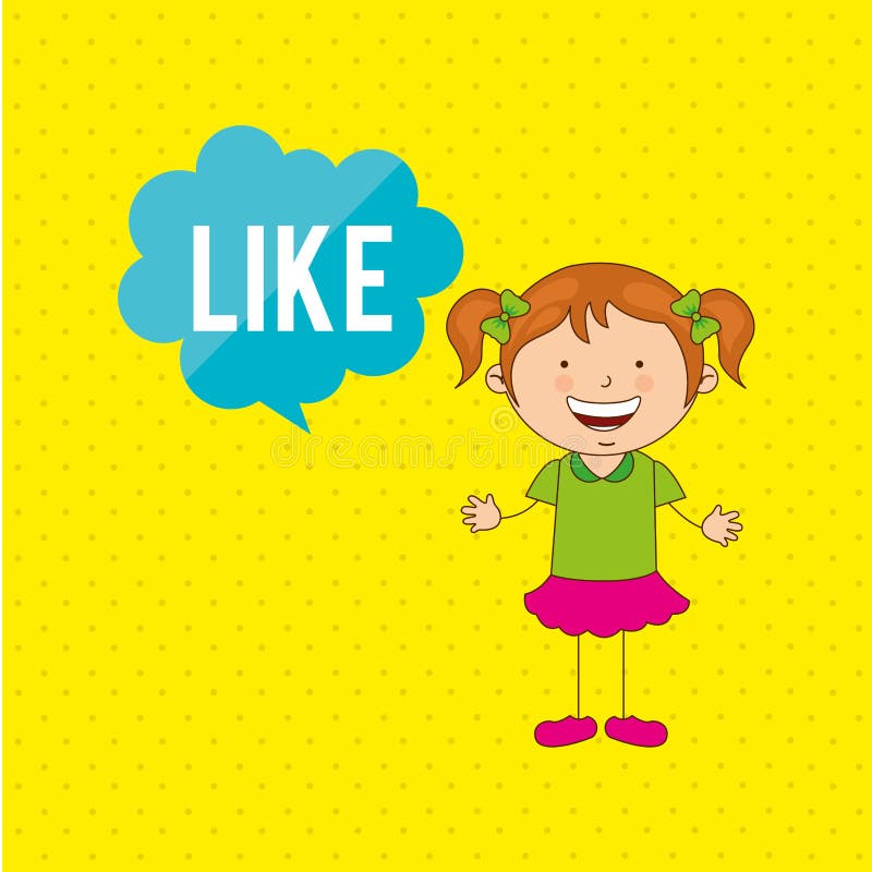 Children and technology design vector illustration