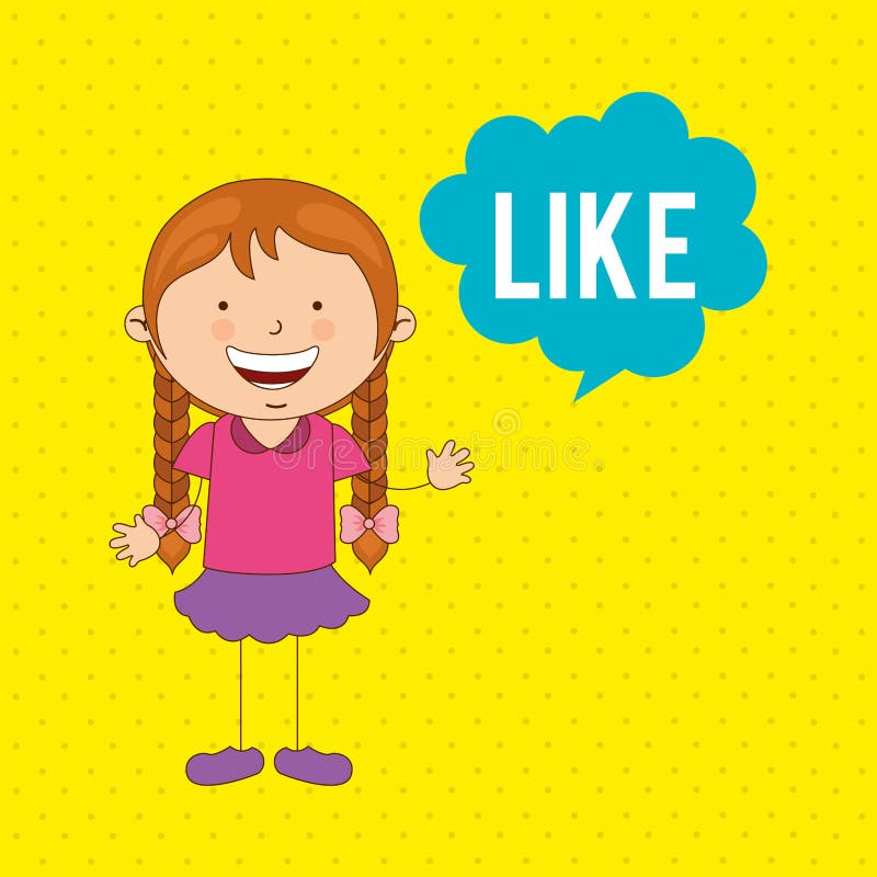 Children and technology design royalty free illustration