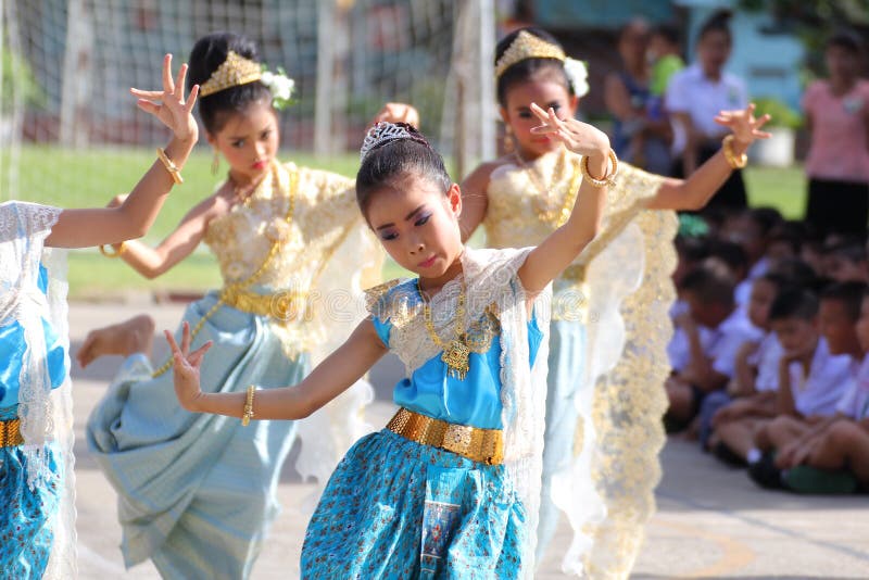 Children Thailand Students Culture Dance Editorial Photography - Image ...
