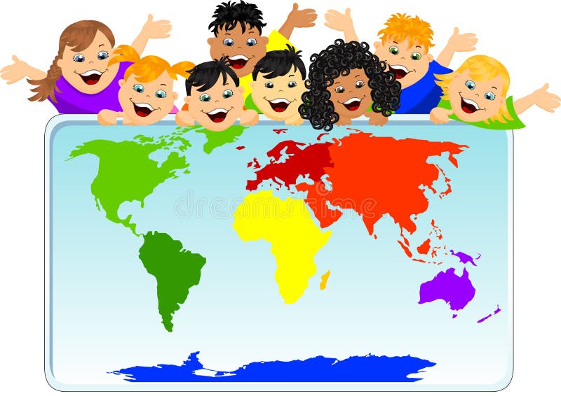 World Map Clipart For Kids