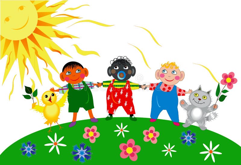 Childrens Day royalty free illustration Childrens Day royalty free illustration