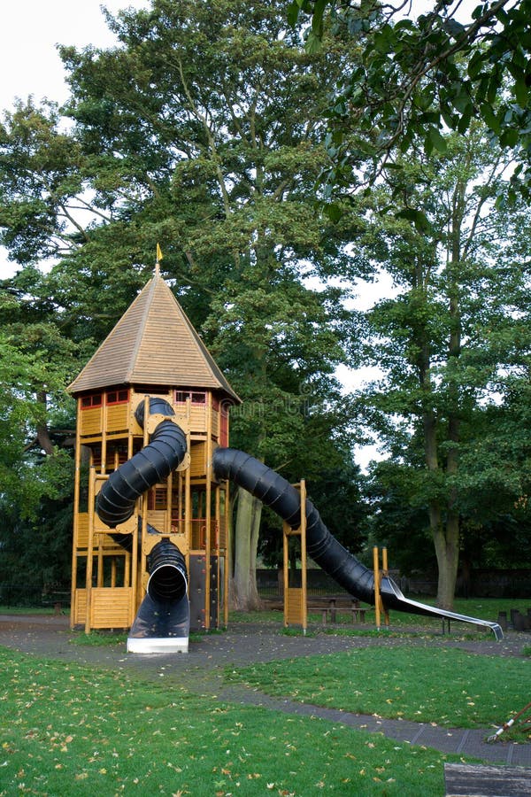 Childrens Play House stock image. Image of adventure, slide 1563975