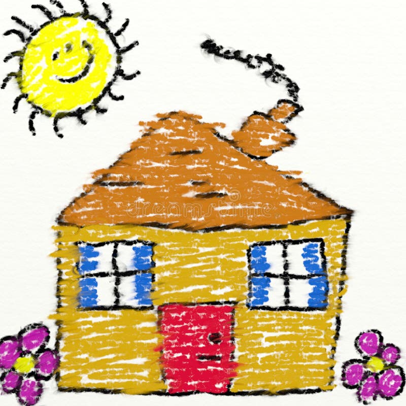 Childs fish drawing stock illustration. Illustration of twins 3101075