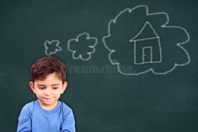 Childs-Traumhaus stockfoto Childs-Traumhaus stockfoto