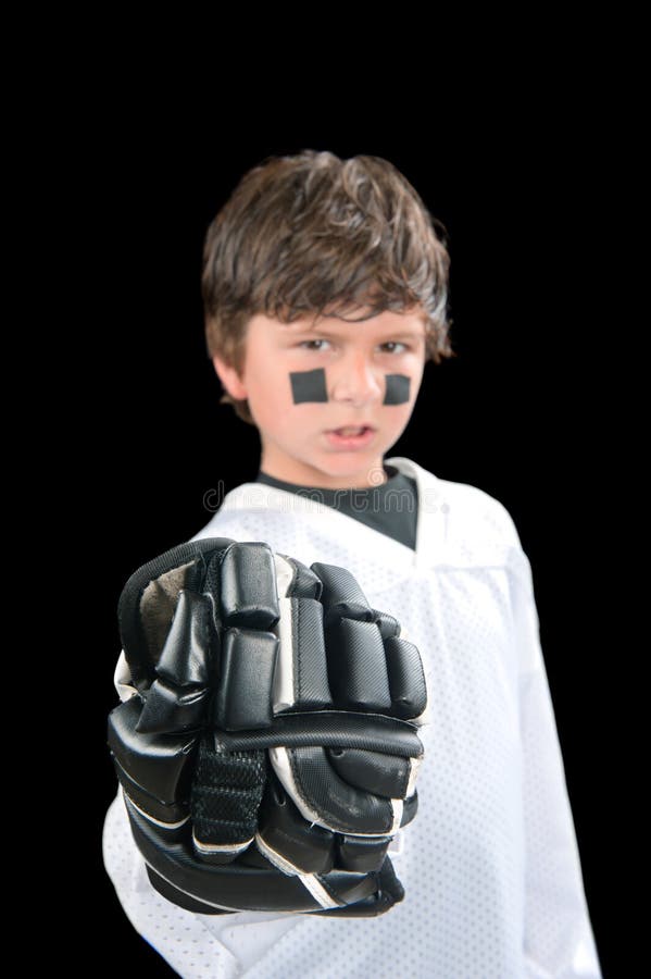 Chile-Hockeyspieler mit Handschuh stockfotos Chile-Hockeyspieler mit Handschuh stockfotos