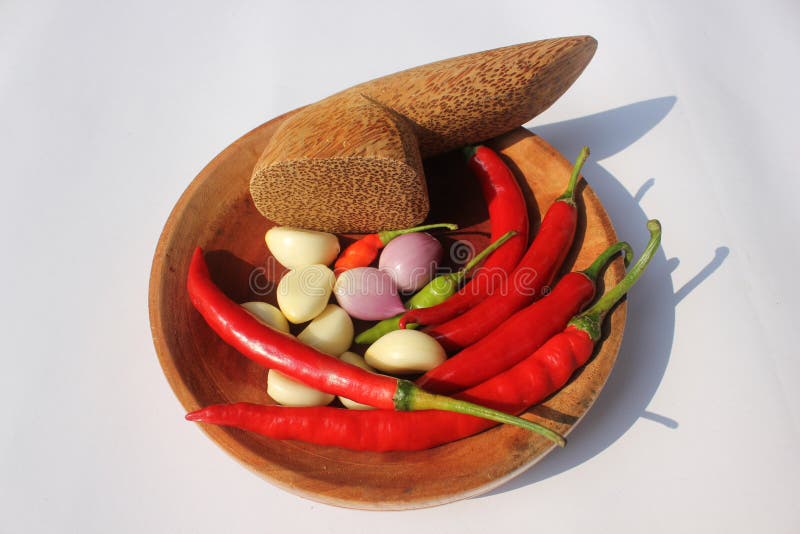 Chili, Garlic, and Onions stock photo. Image of vegetables 26628484