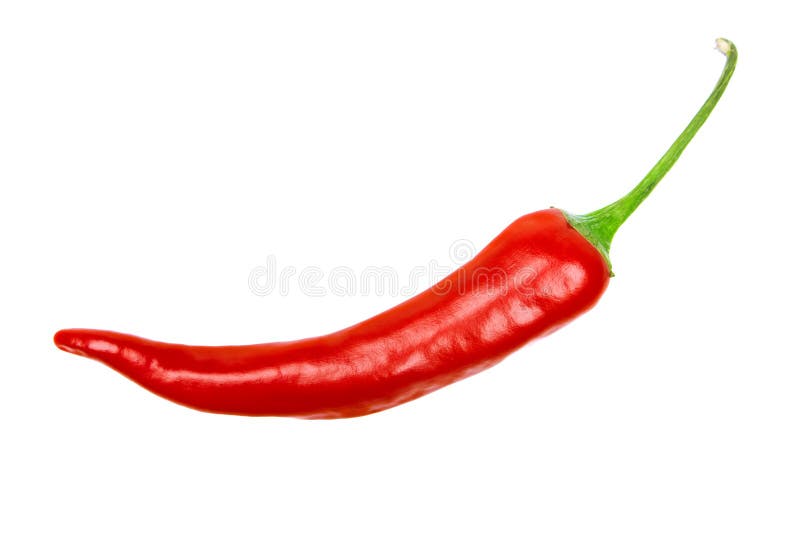 Chili gorącego pieprzu czerwień