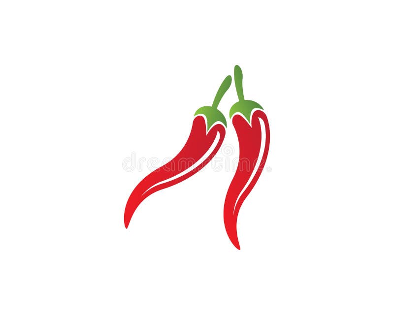 Chili Logo Template Vector Icon Stock Vector Illustration of cook