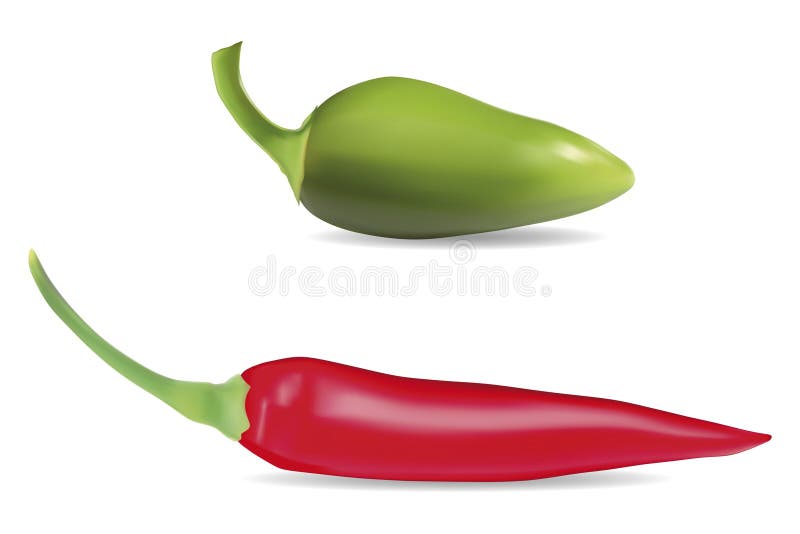 Numbers Game Fruits and Vegetables (chili Pepper) Stock Vector