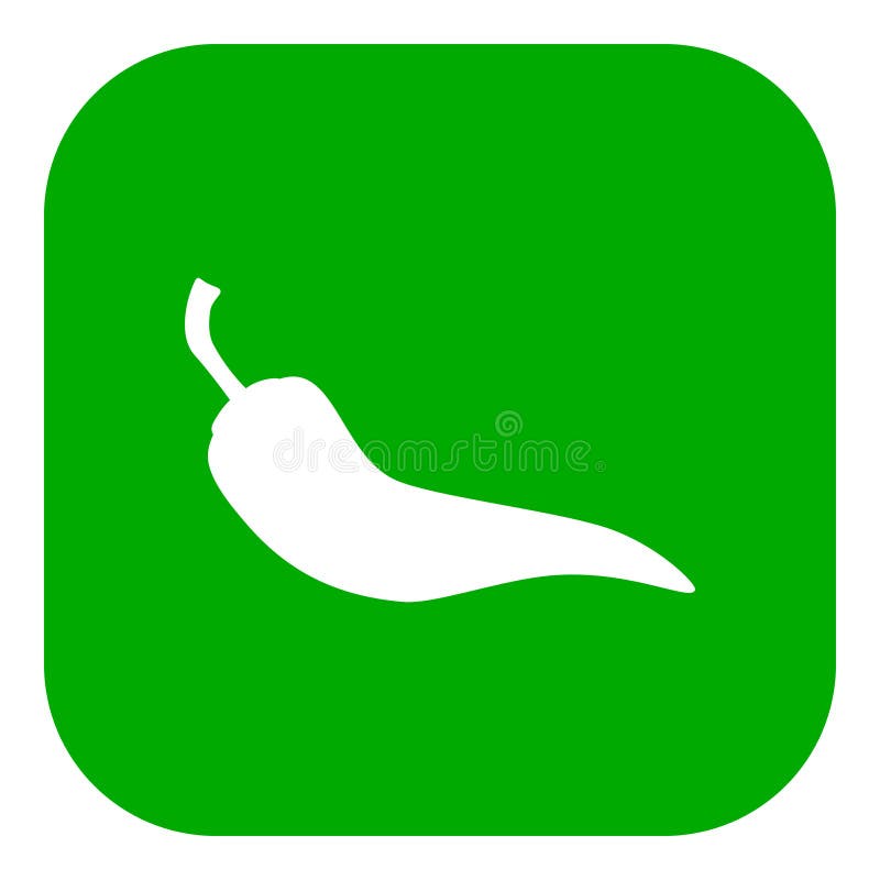 Chili pepper and app icon stock vector. Illustration of symbol 238371106