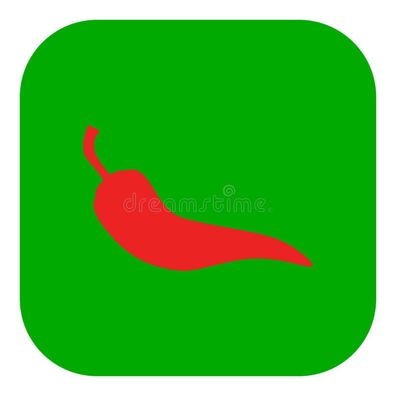 Chili pepper and app icon stock vector. Illustration of food 241847290