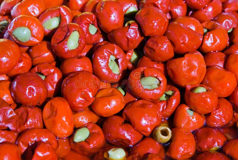Chili pepper and olive stock photo. Image of pepper, olive 11892692