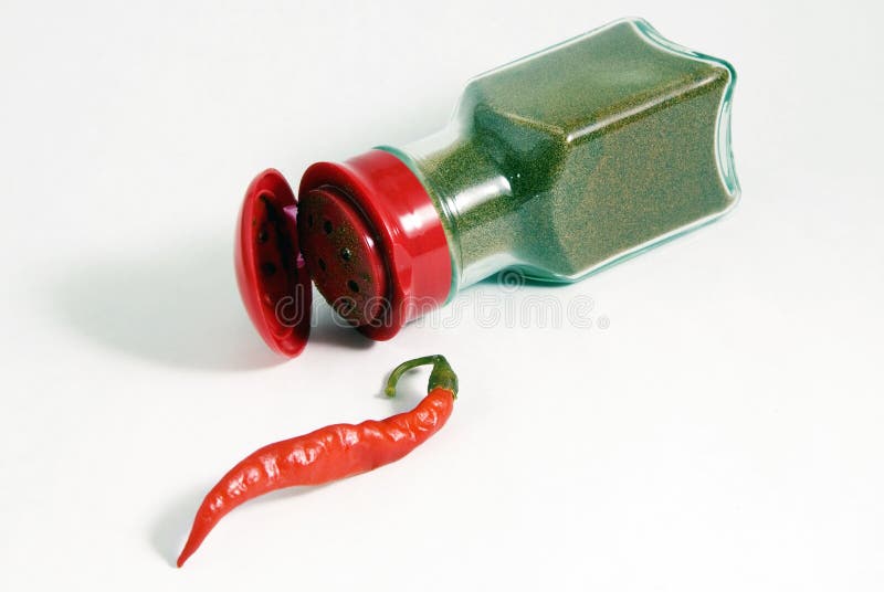Chili Pepper and Spice stock photo. Image of open, organic 2050784