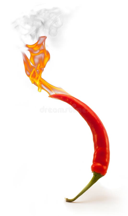 Chiliflammpeppar royaltyfri bild