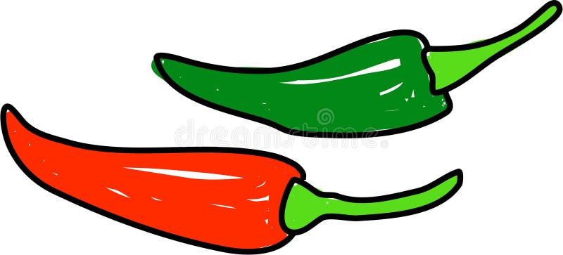 chilipeppar royaltyfri illustrationer chilipeppar royaltyfri illustrationer