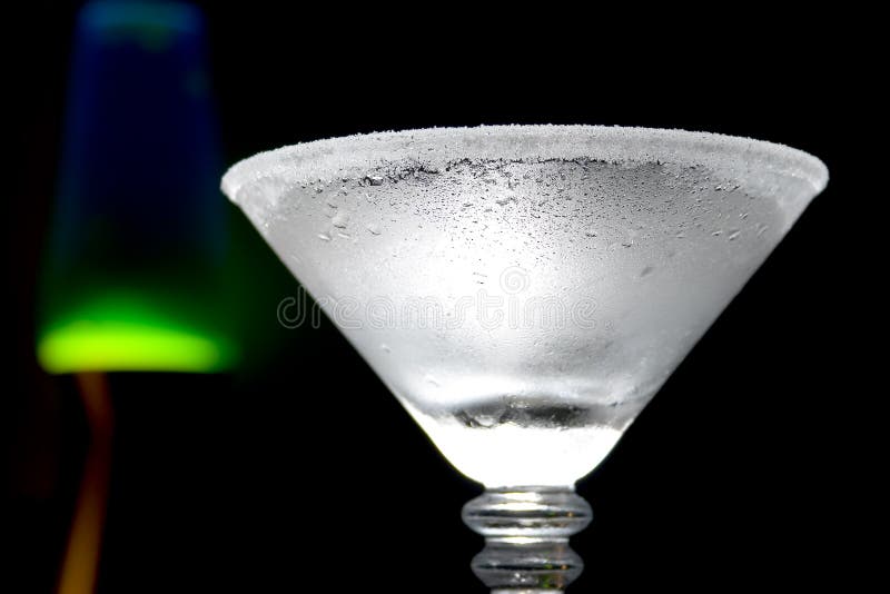 chilled water glass