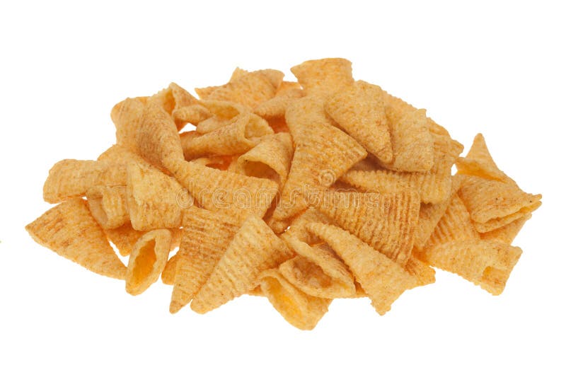 Chilly corn chips isolated