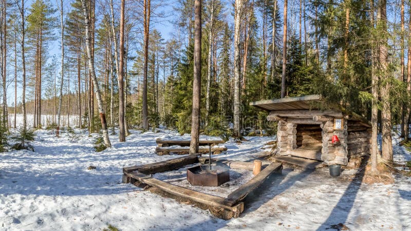 Chimenea De Laponia En Sami Kota Imagen de archivo - Imagen de estación