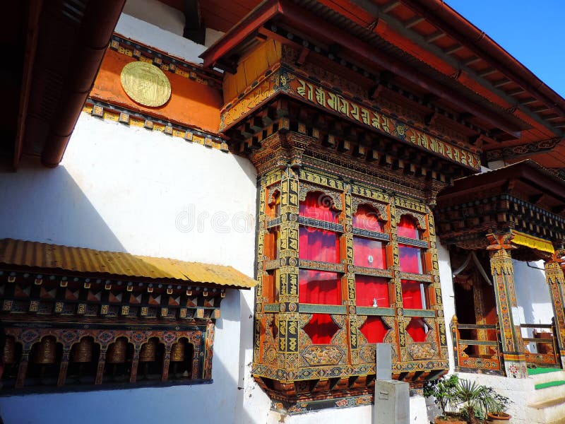 Chimi Lhakhang, Bhutan arkivfoton Chimi Lhakhang, Bhutan arkivfoton