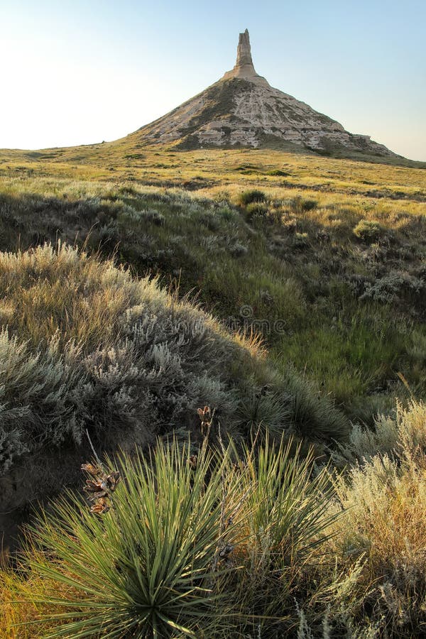 Chimney Rock National Historic Site, western Nebraska, USA