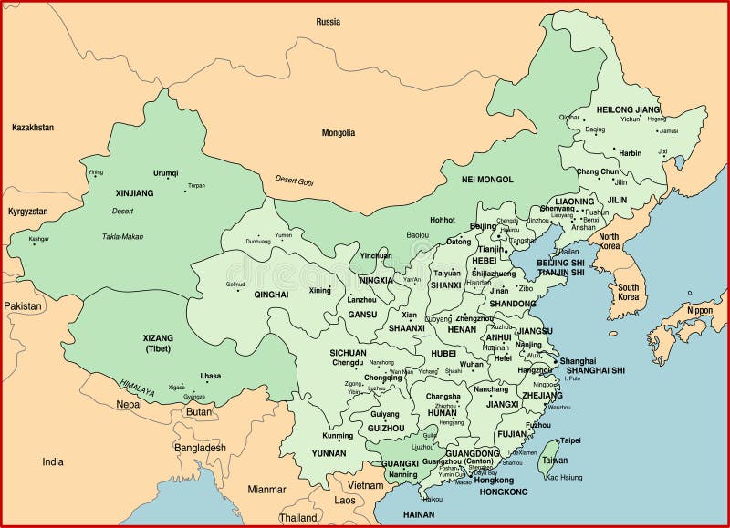 China vector illustration