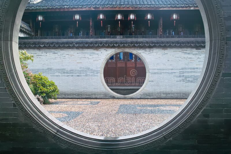 China ancient building stock image