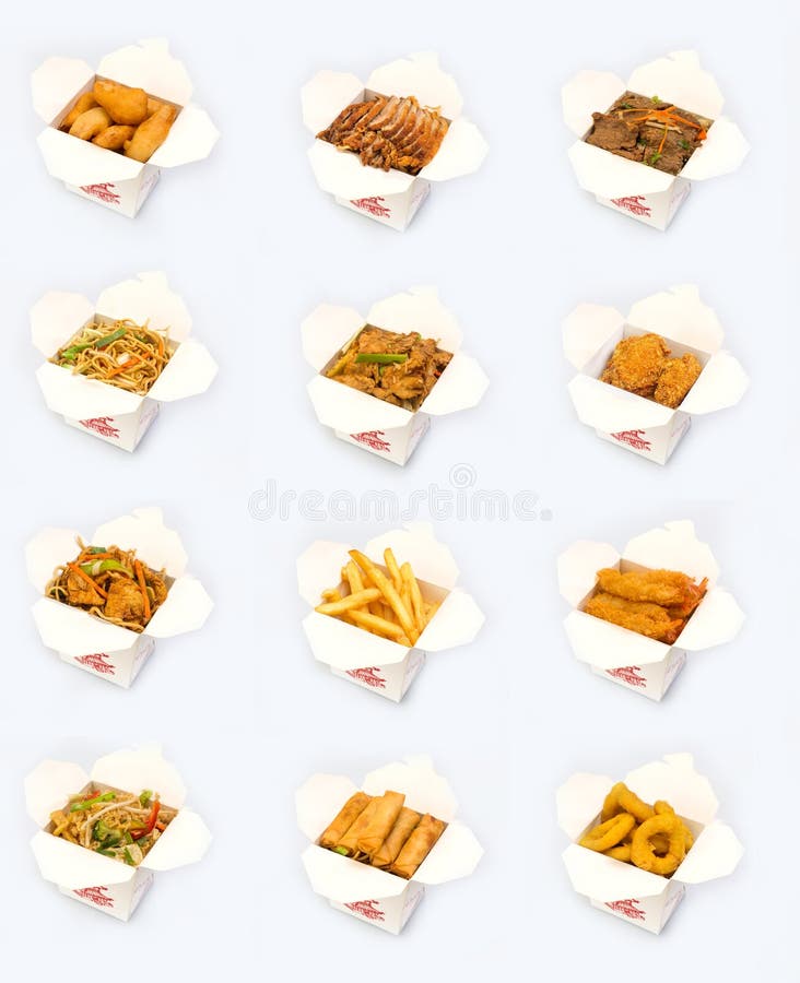China Box Menu stock image. Image of menu, nudeln, china 120439045