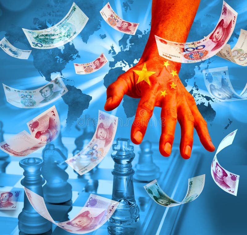 China Chinese Money Business Chess Strategy Tariffs