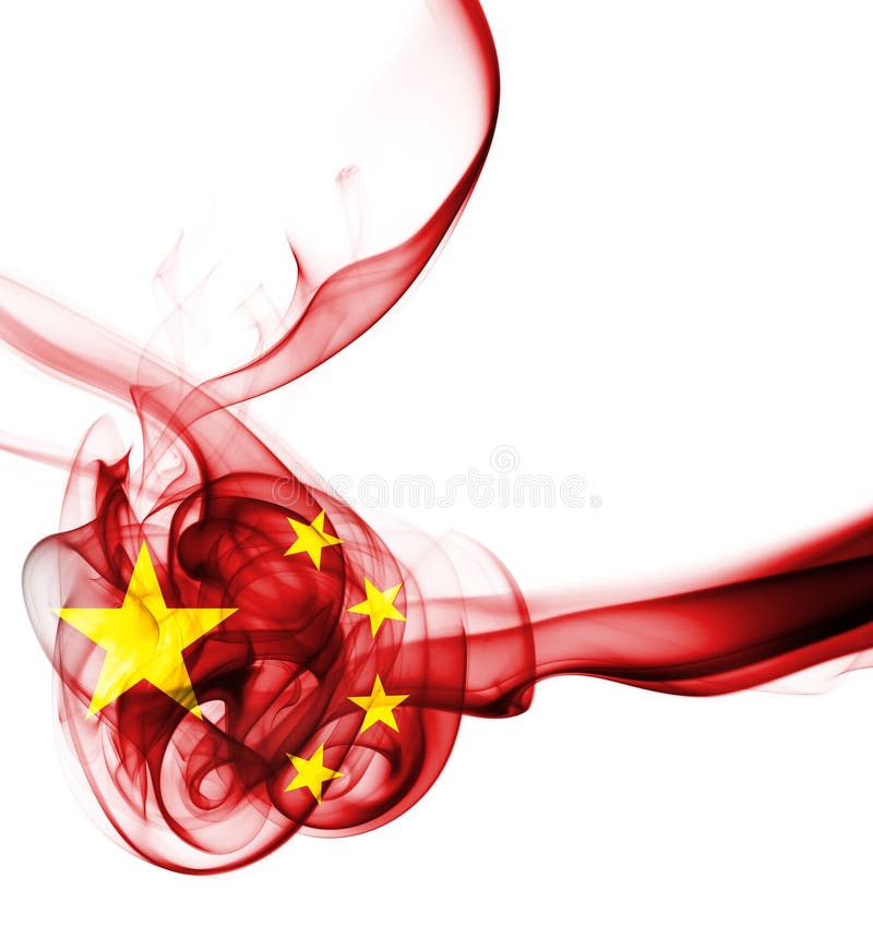 China flag smoke stock illustration. Illustration of flame - 103921338