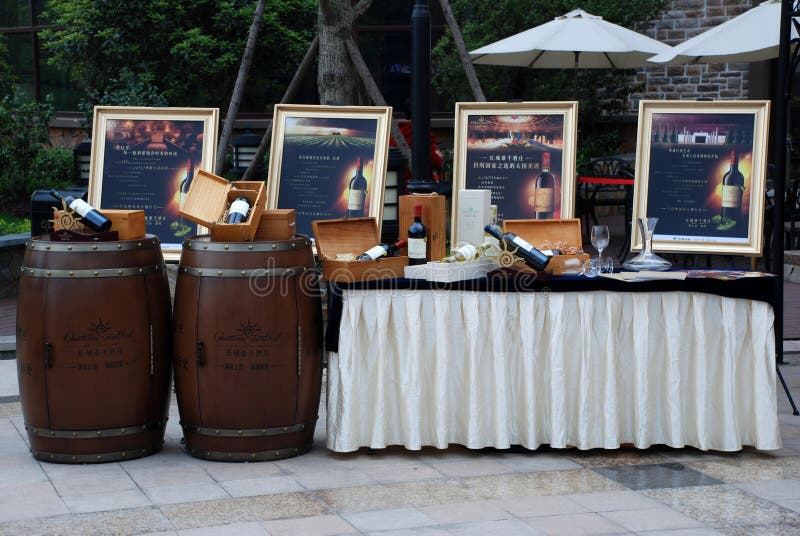 China Great Wall Wine Sanggan Chateau Editorial Stock Image Image of