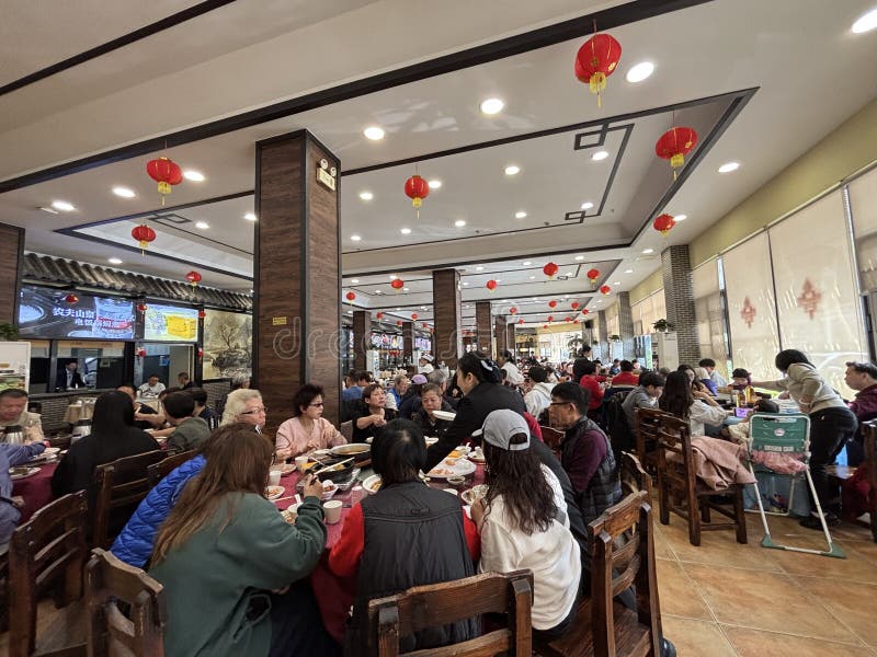 China Greater Bay Shenzhen Chinese Chinese Food Restaurant Räume Design Guangdong Kantonische Küche lizenzfreies stockbild
