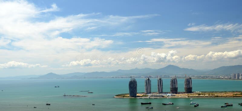 China Hainan island, city of Sanya