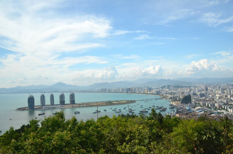 China Hainan island, city of Sanya