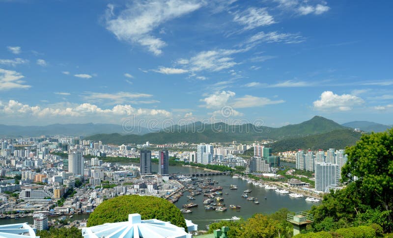 China Hainan island, city of Sanya