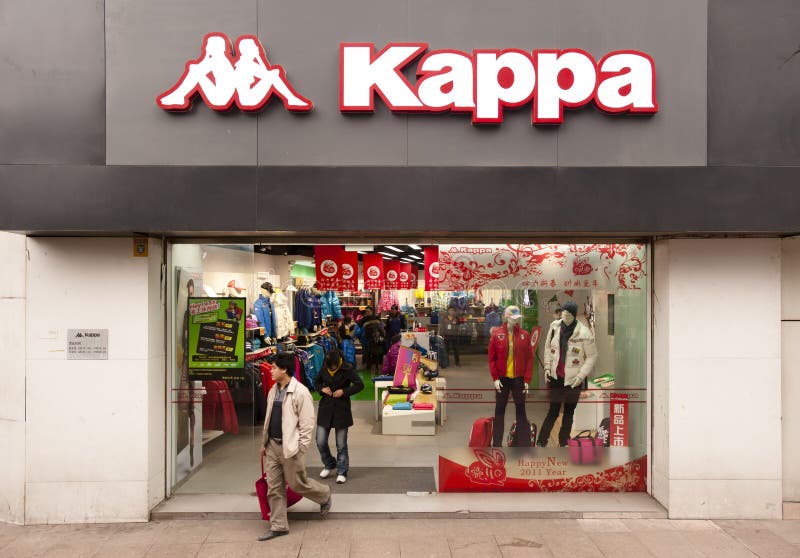 halvø Forretningsmand Jep China: Kappa store editorial stock photo. Image of chongqing - 17963278