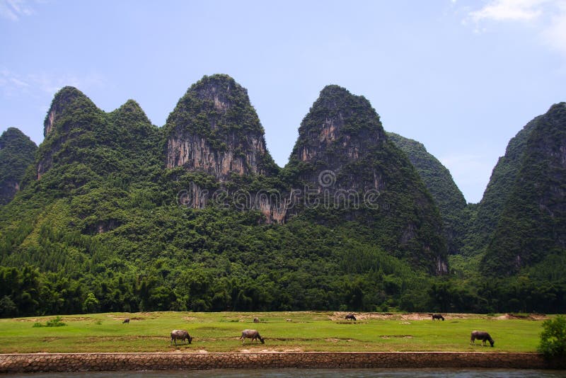 China - Li river royalty free stock photography China - Li river royalty free stock photography