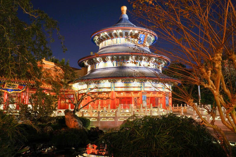 The China pavilion at Epcot in Walt Disney World