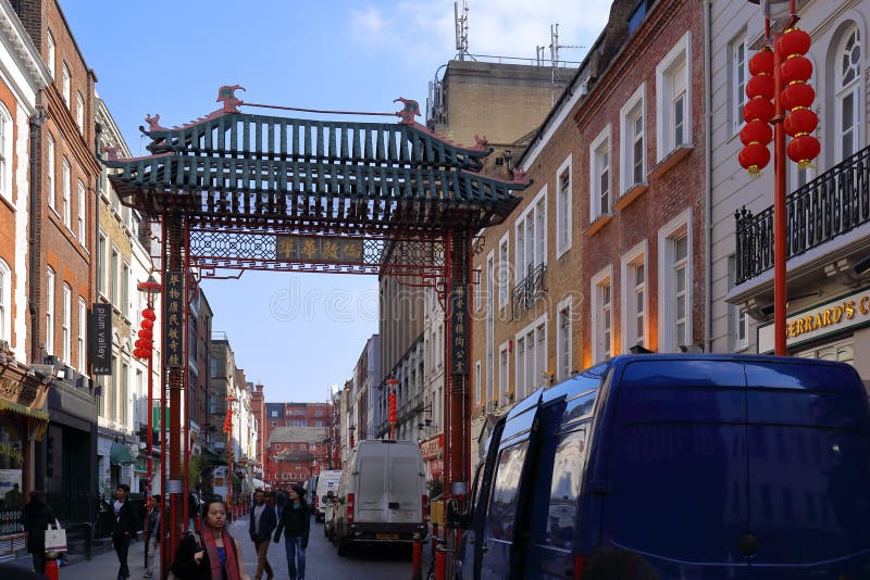 China Town in London Soho, UK