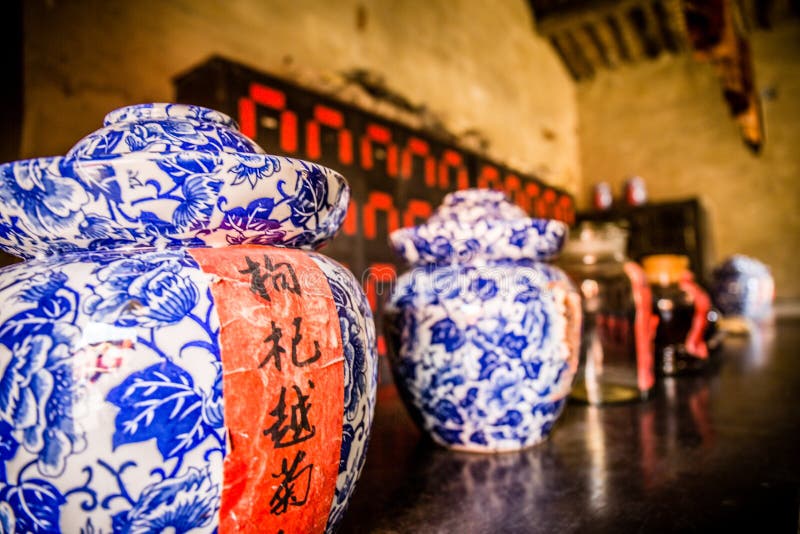 China traditional medicine store or old Chinese pharmacy stock image China traditional medicine store or old Chinese pharmacy stock image