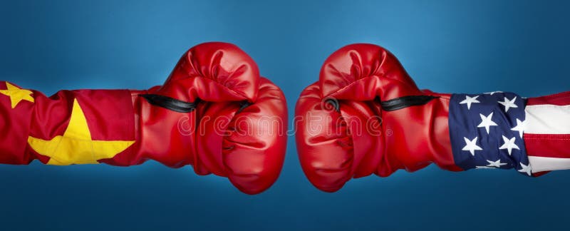 China Vs. USA Boxing stock image. Image of white, fist - 17779203